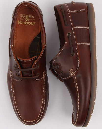 Barbour Capstan Boat Shoe Mahogany