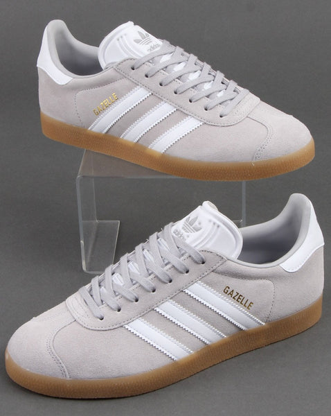 Adidas Gazelle Trainers Grey/White/Gum