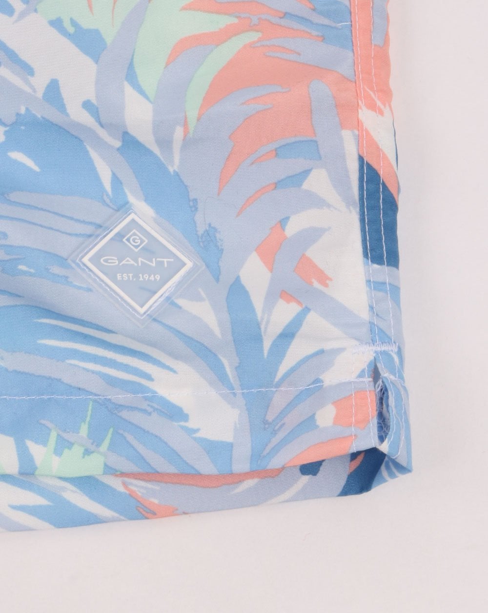Gant Wave Swim Shorts Mid Blue
