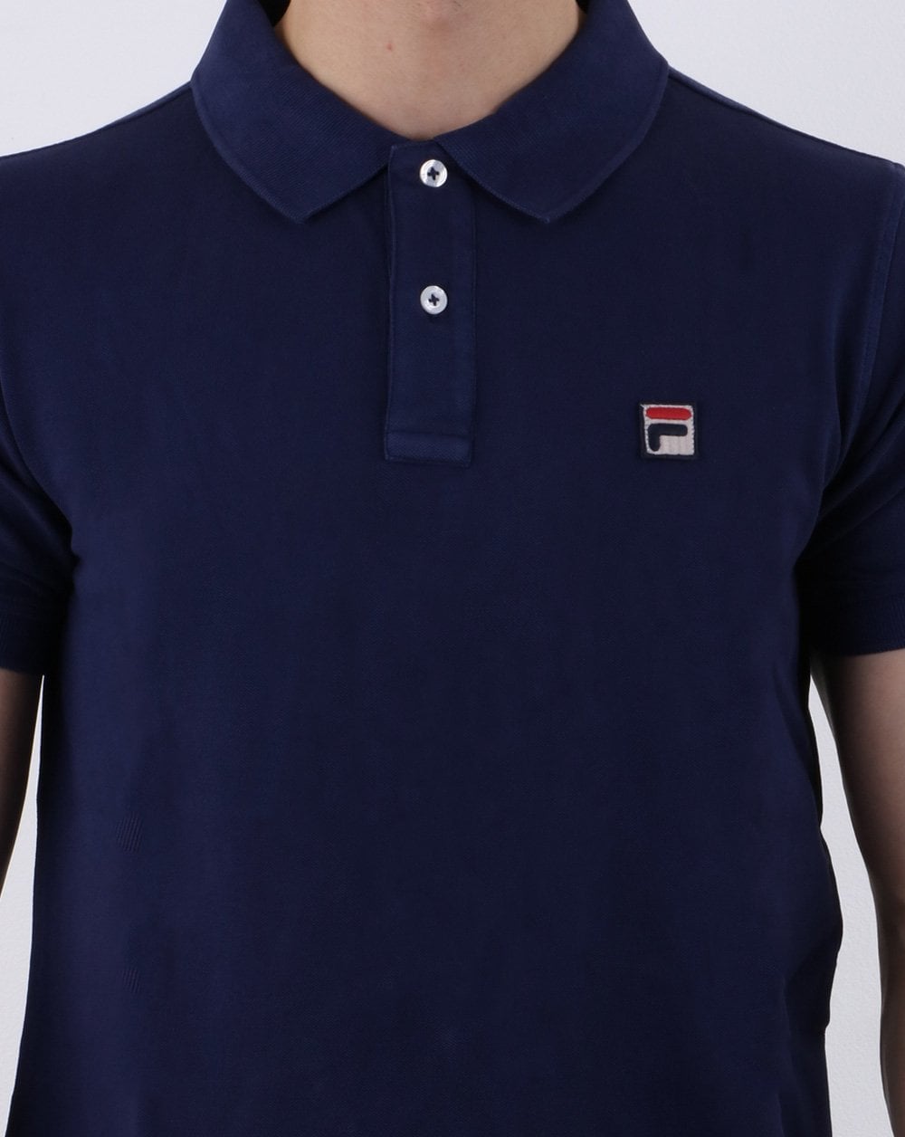 Fila Vintage Dante Polo Shirt Navy