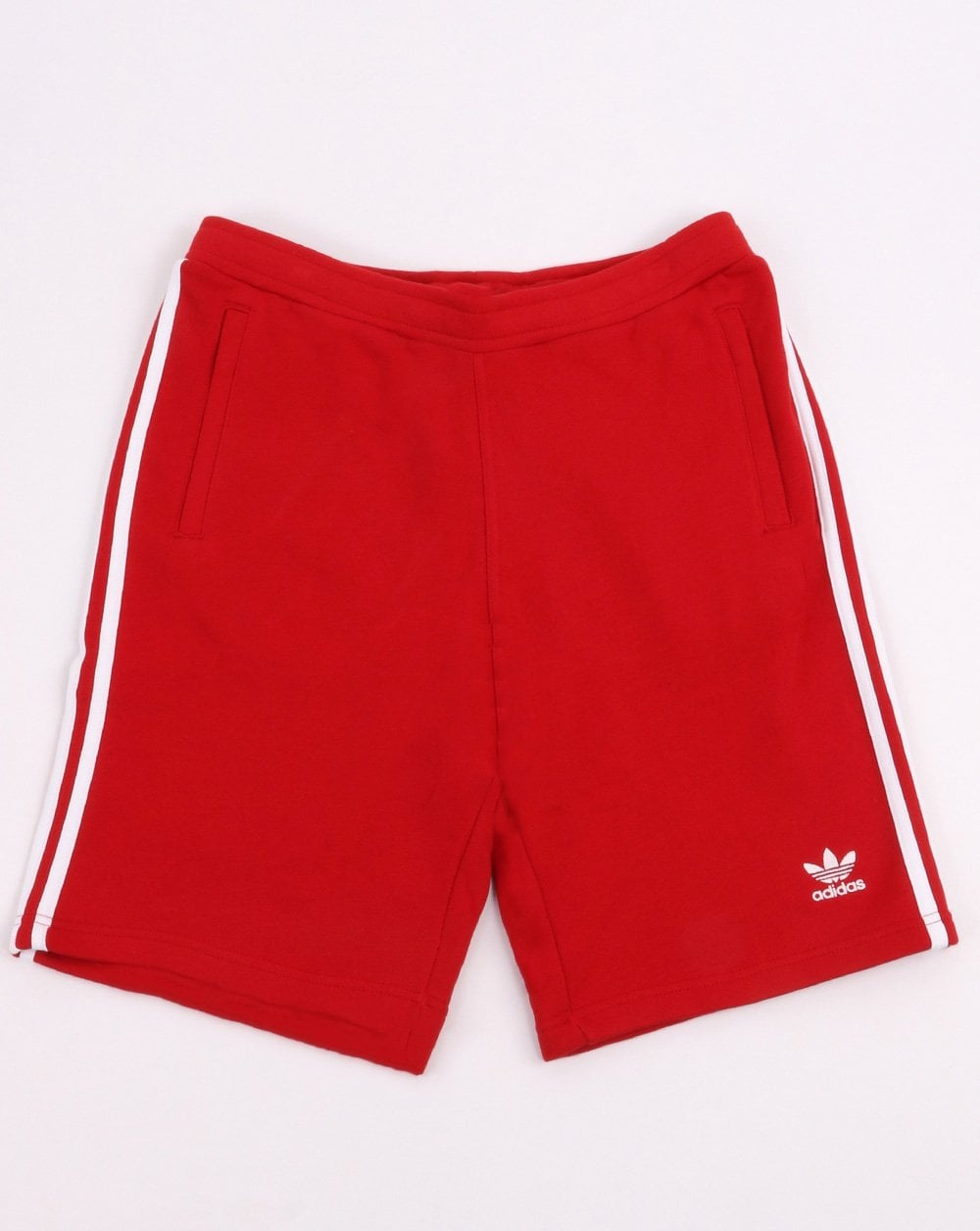 Adidas Originals 3 Stripe Shorts Power Red