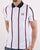 Sergio Tacchini Vertical Stripe Polo Shirt White