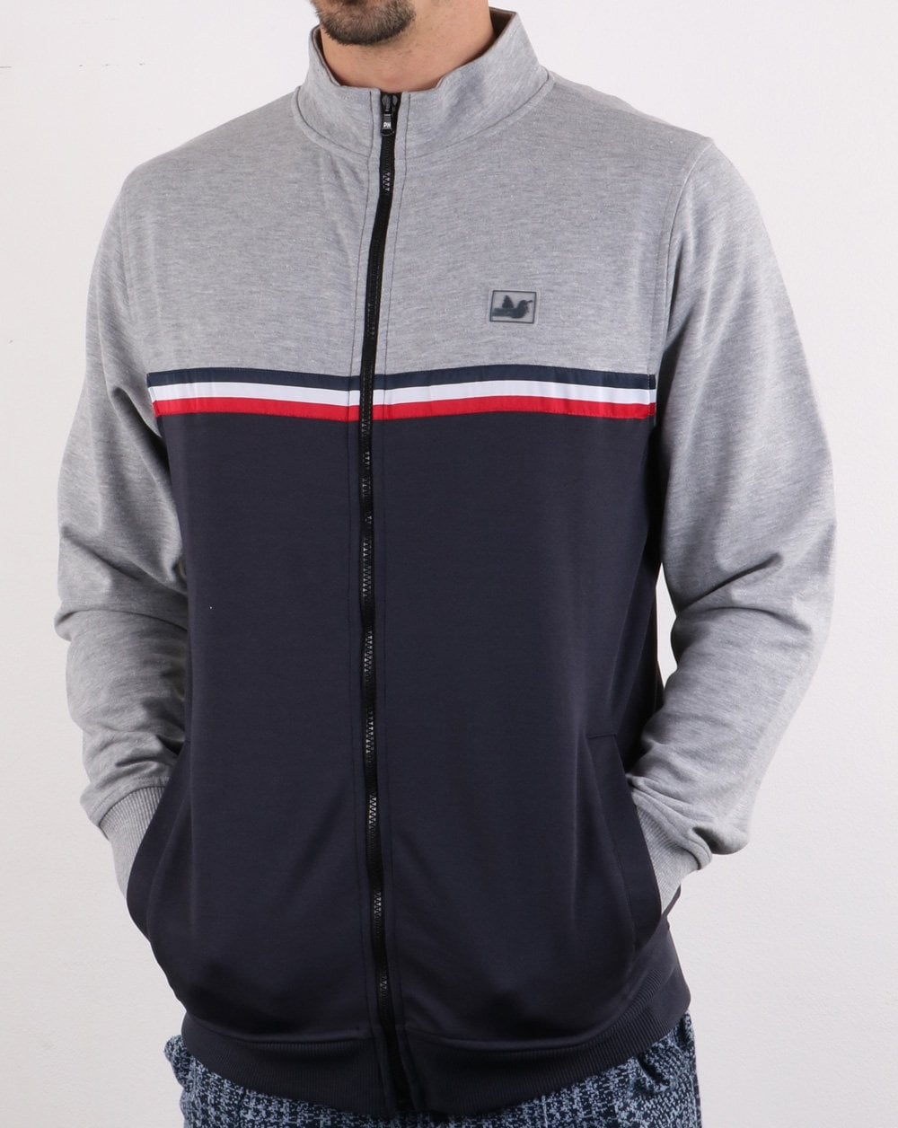 Peaceful Hooligan Joshua Track Top Grey