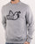 Peaceful Hooligan Outline Sweatshirt Grey