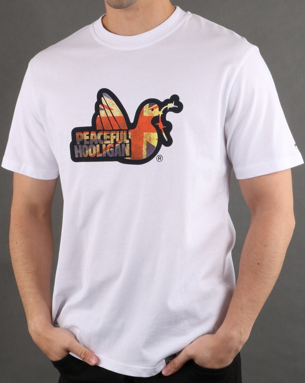 Peaceful Hooligan Union T-shirt White