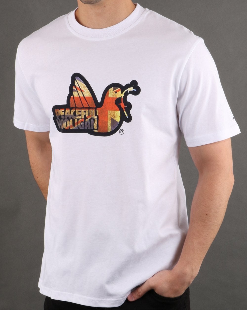 Peaceful Hooligan Union T-shirt White