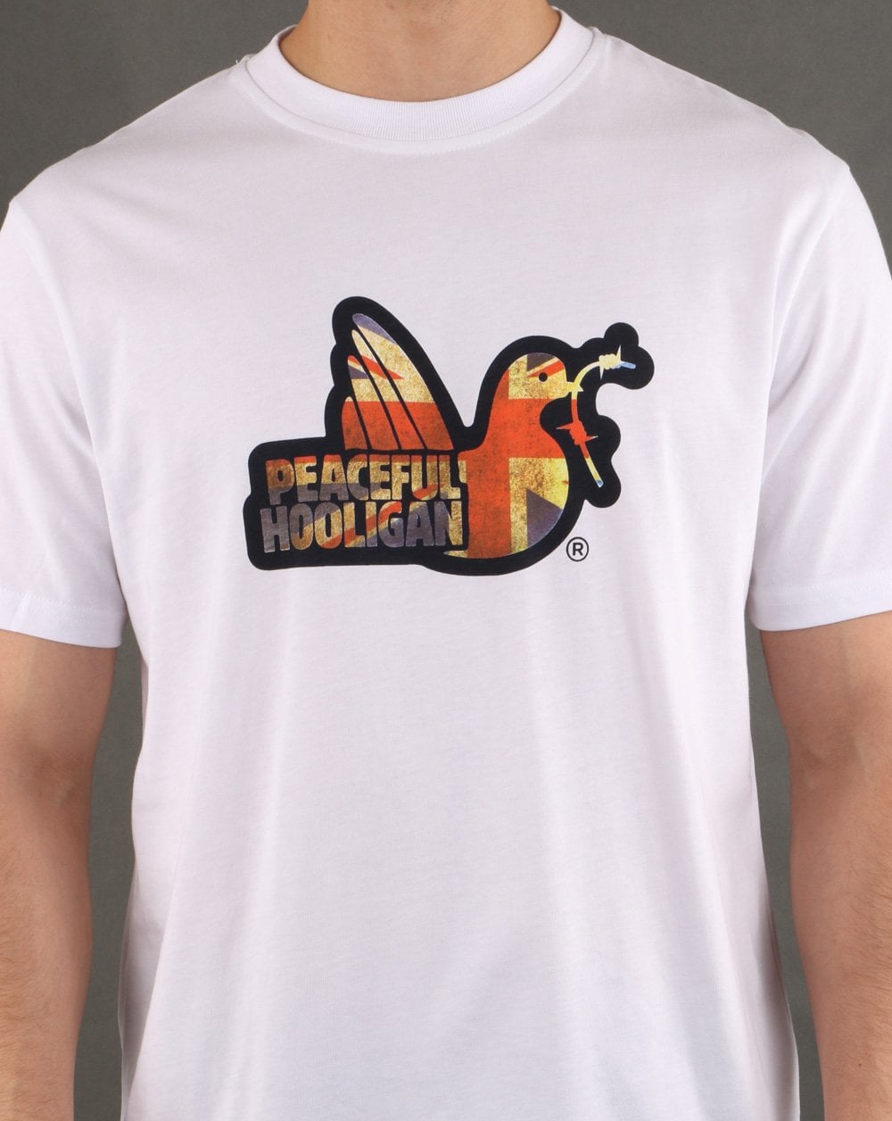 Peaceful Hooligan Union T-shirt White