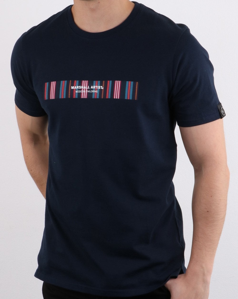 Marshall Artist Vert Fiore T-shirt Navy