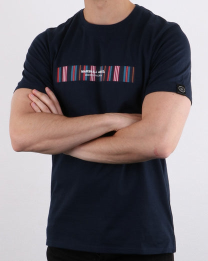 Marshall Artist Vert Fiore T-shirt Navy