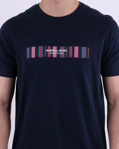 Marshall Artist Vert Fiore T-shirt Navy