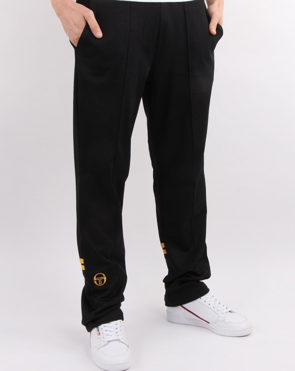 Sergio Tacchini Orion Track Pants Black/Yellow