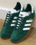 Adidas Gazelle Trainers Green/White/Gum
