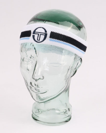 Sergio Tacchini Young Line Headband White/Navy/Blue
