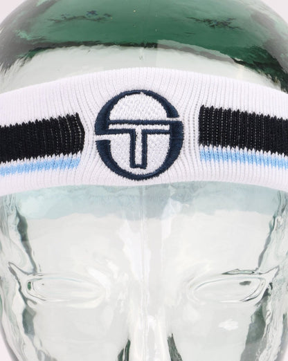 Sergio Tacchini Young Line Headband White/Navy/Blue