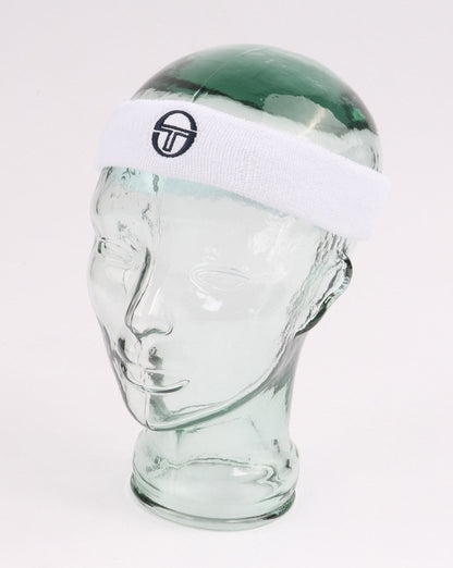 Sergio Tacchini Archivio Headband White/Navy
