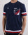 Fila Vintage Falcon Acid Wash T Shirt Navy