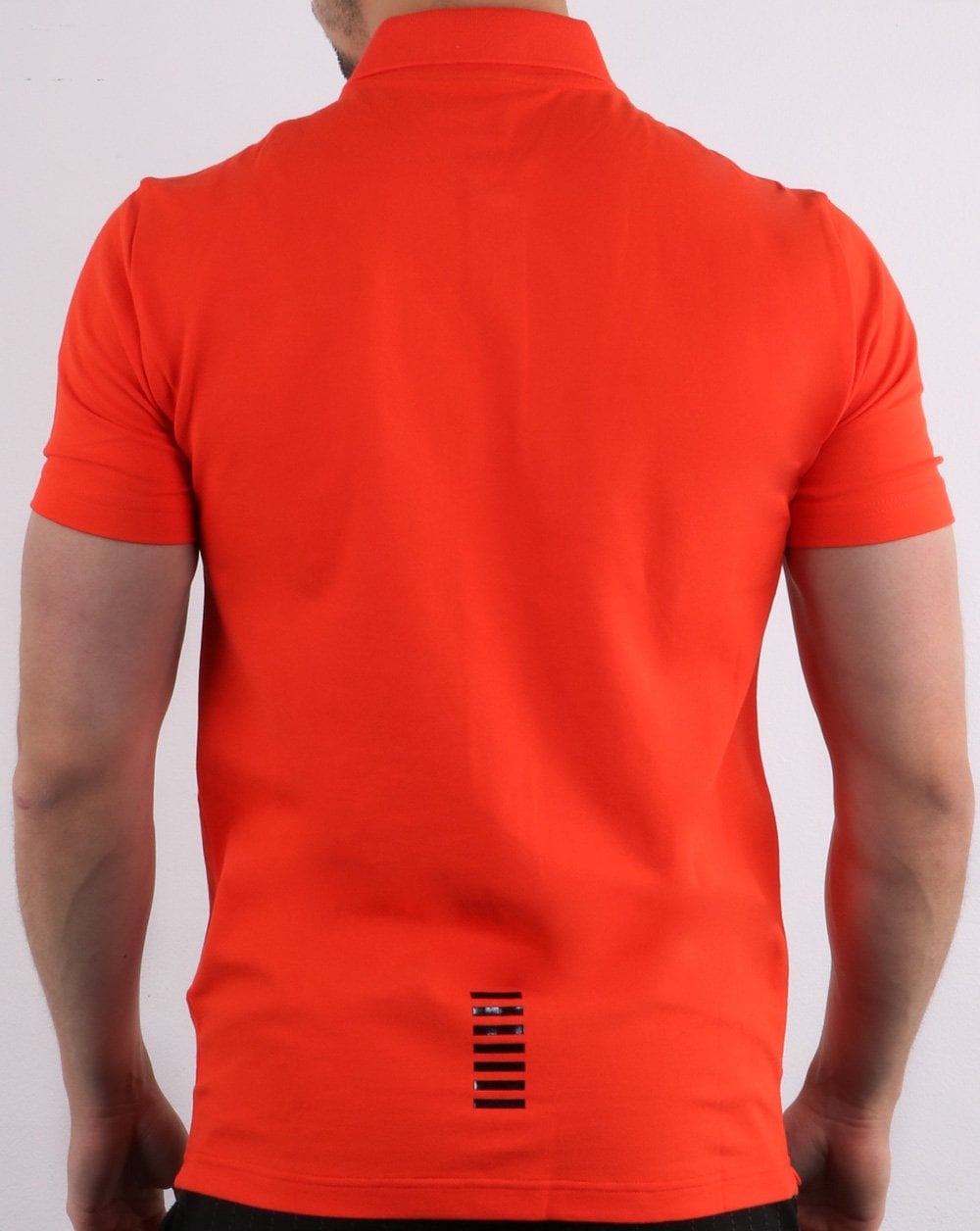 Emporio Armani EA7 Core Logo Pique Polo Shirt Grenadine