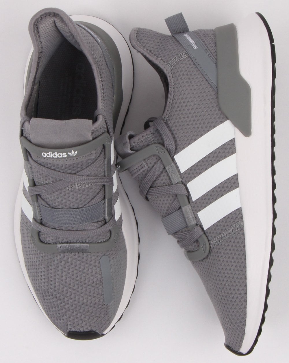 Adidas U_path Run Trainers Grey/White – 80's Casual Classics