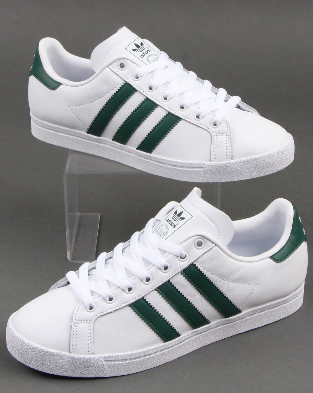 Adidas Coast Star Trainers White/green