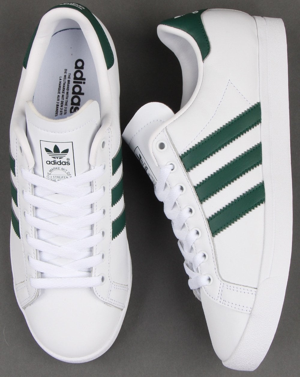 Adidas Coast Star Trainers White/green