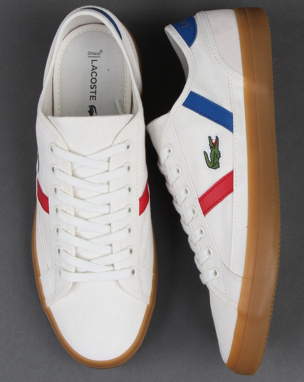 Lacoste Footwear Sideline Trainer Off White/gum