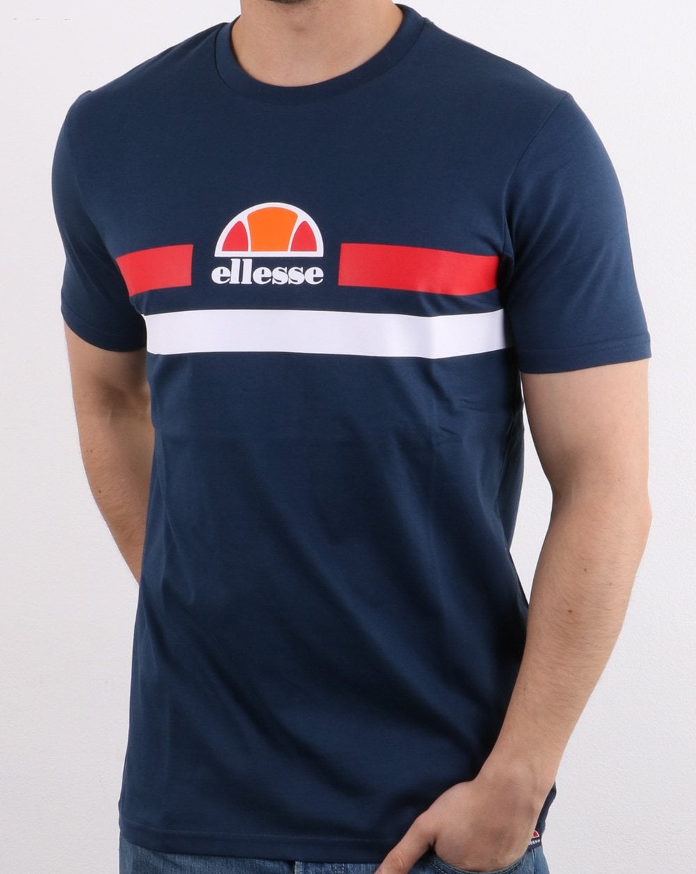 Ellesse Aprel T Shirt Navy