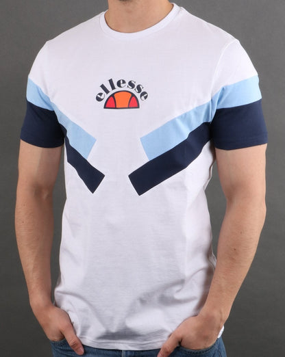 Ellesse Terria T Shirt White sky navy