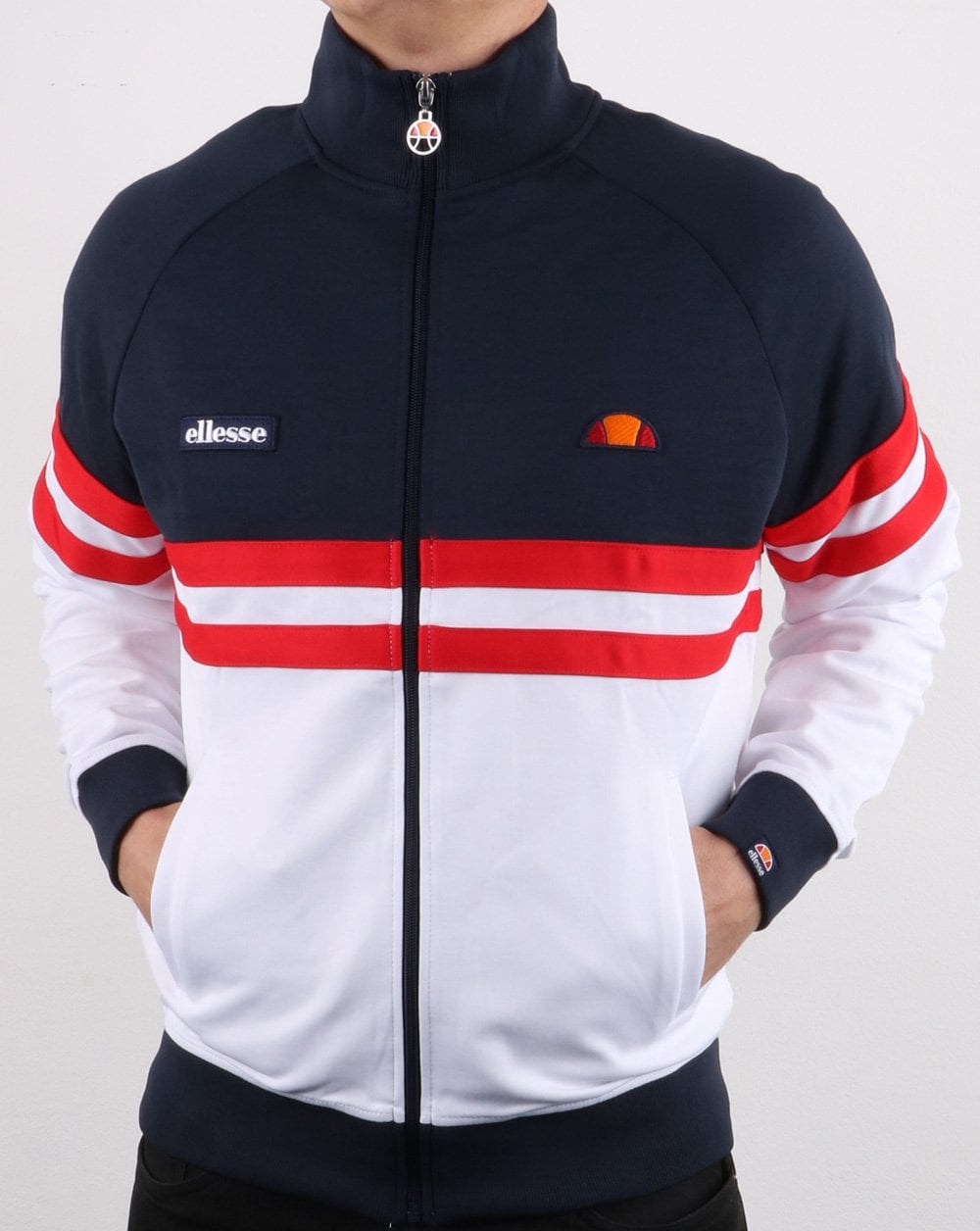 Ellesse Rimini Track Top Navy/white/red