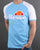 Ellesse Cassina T Shirt Sky Blue/White