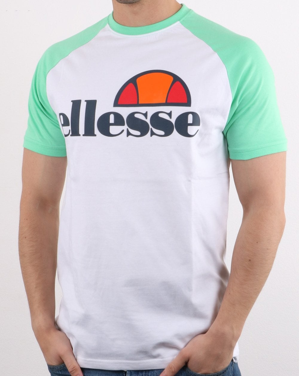 Ellesse Cassina T Shirt White/green