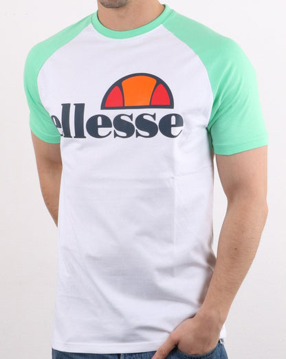 Ellesse Cassina T Shirt White/green