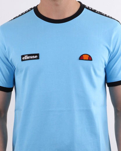 Ellesse Taped T Shirt Sky Blue