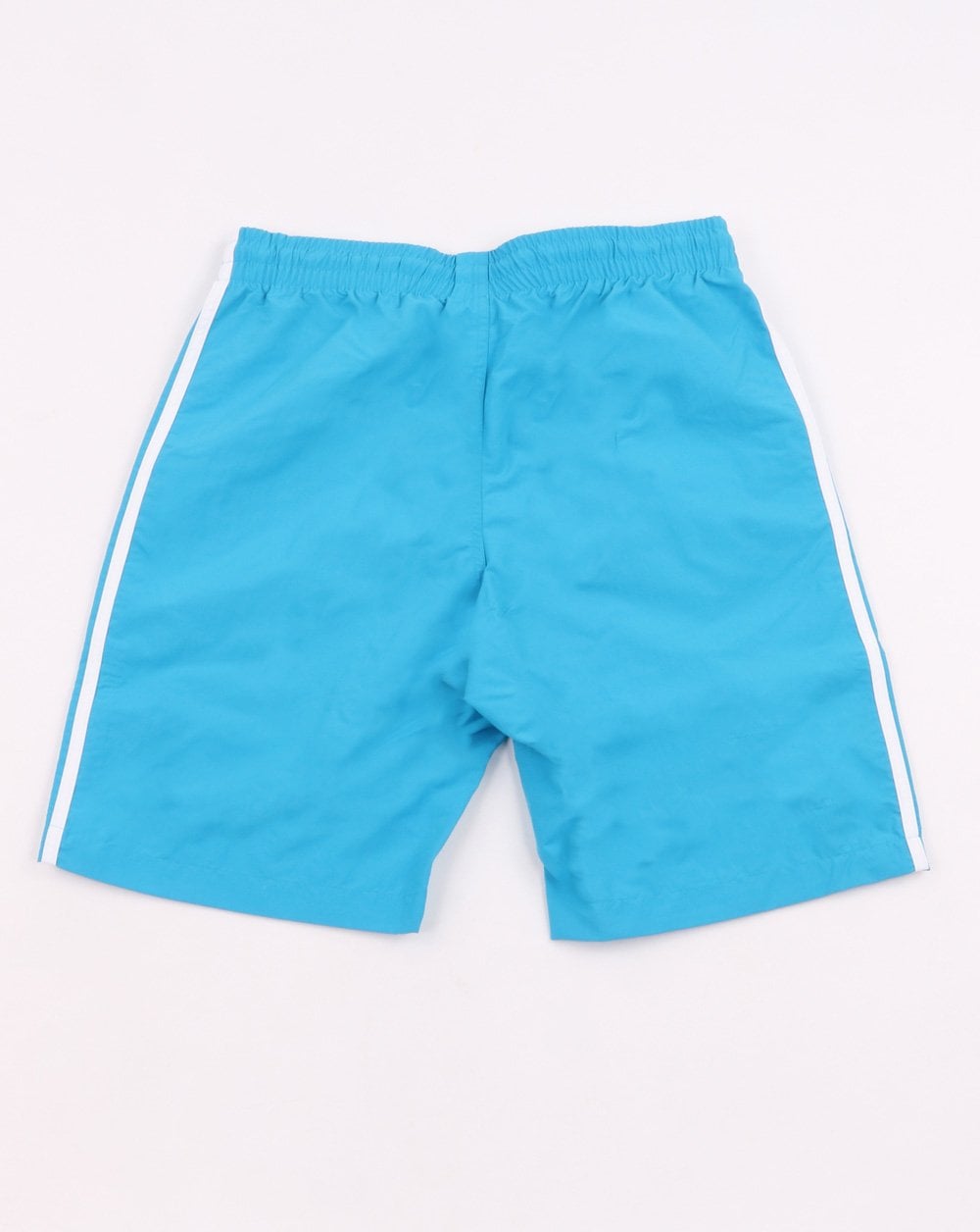 Adidas Originals 3 Stripes Swim Shorts Shock Cyan