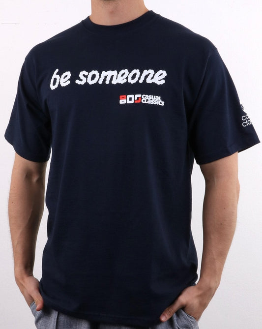 80s Casual Classics Be Someone T-shirt Navy