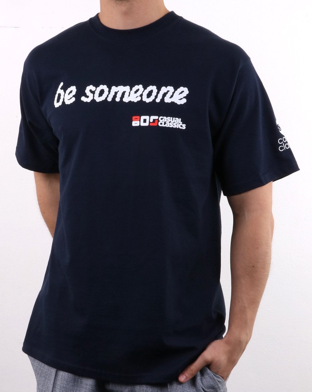 80s Casual Classics Be Someone T-shirt Navy
