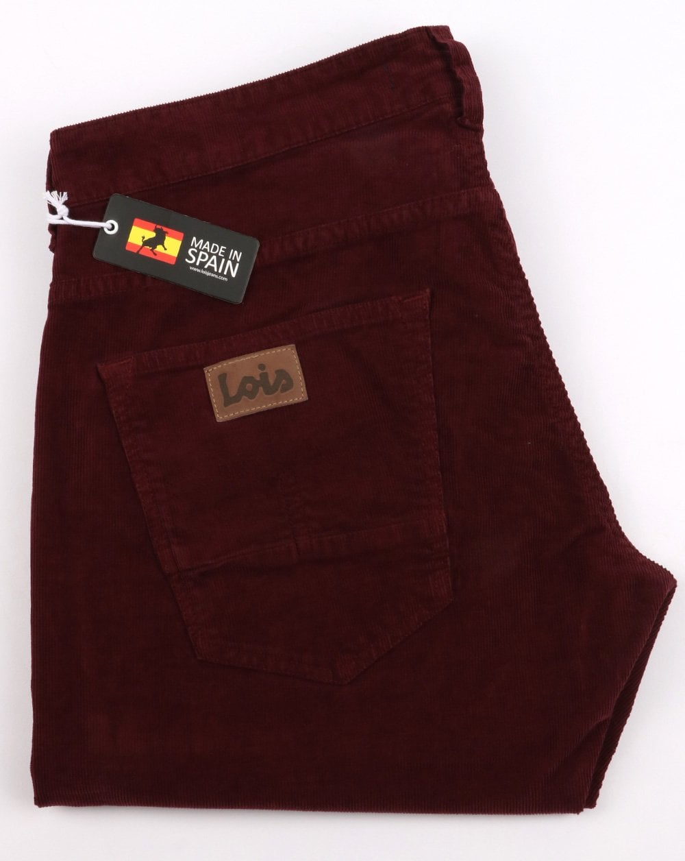 Lois Sierra Needle Cords Burgundy