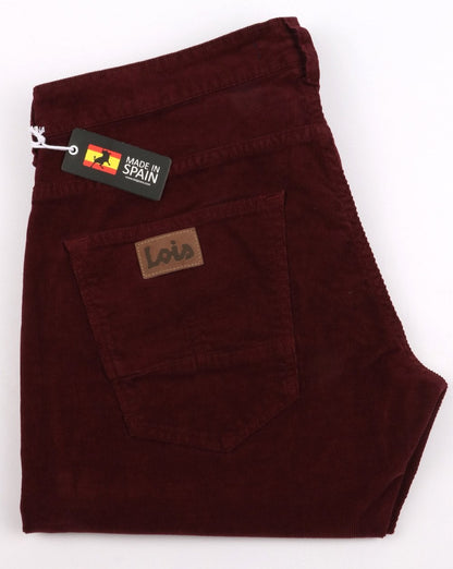 Lois Sierra Needle Cords Burgundy