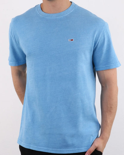 Tommy Hilfiger Overwashed T-shirt Light Blue