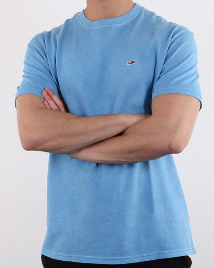 Tommy Hilfiger Overwashed T-shirt Light Blue
