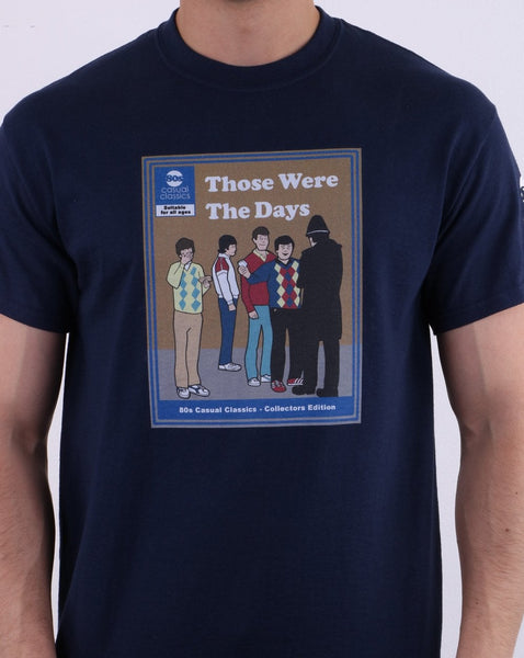80s Casual Classics Those Were The Days T Shirt Navy