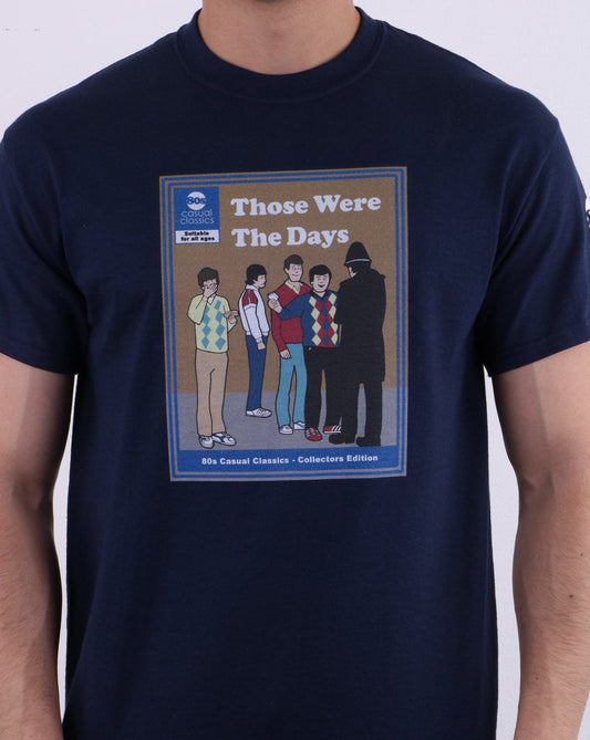 80s Casual Classics 80s Casual Classics Those Were The Days T Shirt Navy
