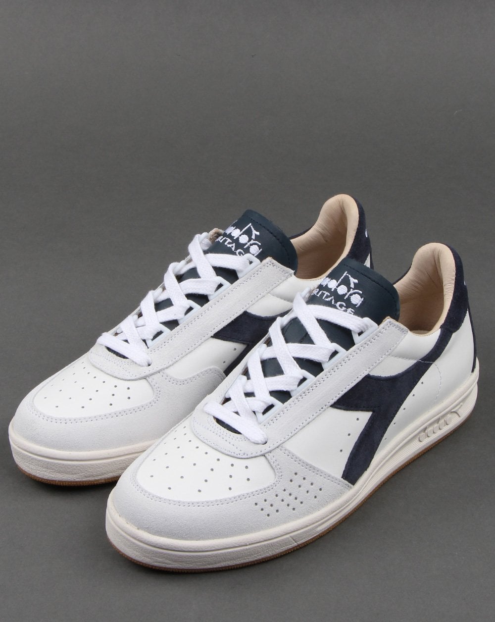 Diadora B. Elite Heritage Trainers White/navy