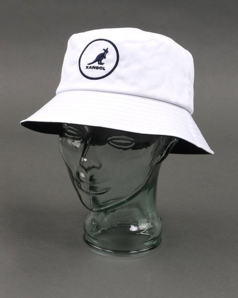 Kangol Cotton Bucket Hat White