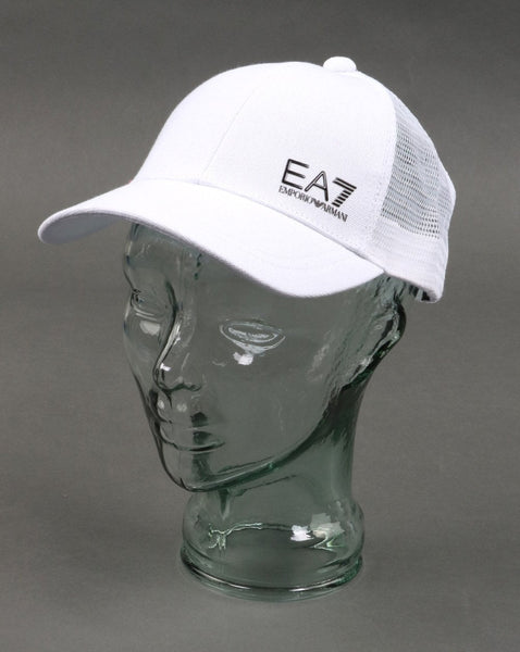Emporio Armani EA7 Core Logo Cap White