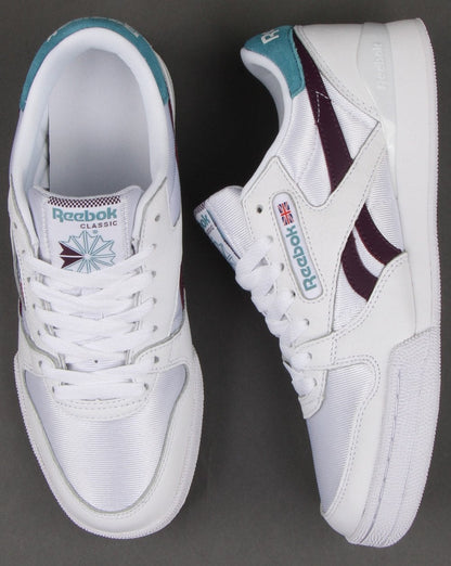 Reebok Phase 1 Pro Trainers White/Mint/Violet