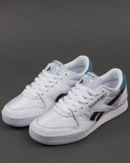 Reebok Phase 1 Pro Trainers White/Mint/Violet