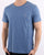 Gant Solid Crew Neck T Shirt Denim Blue