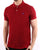 Gant Contrast Collar Polo Shirt Mahogany Red