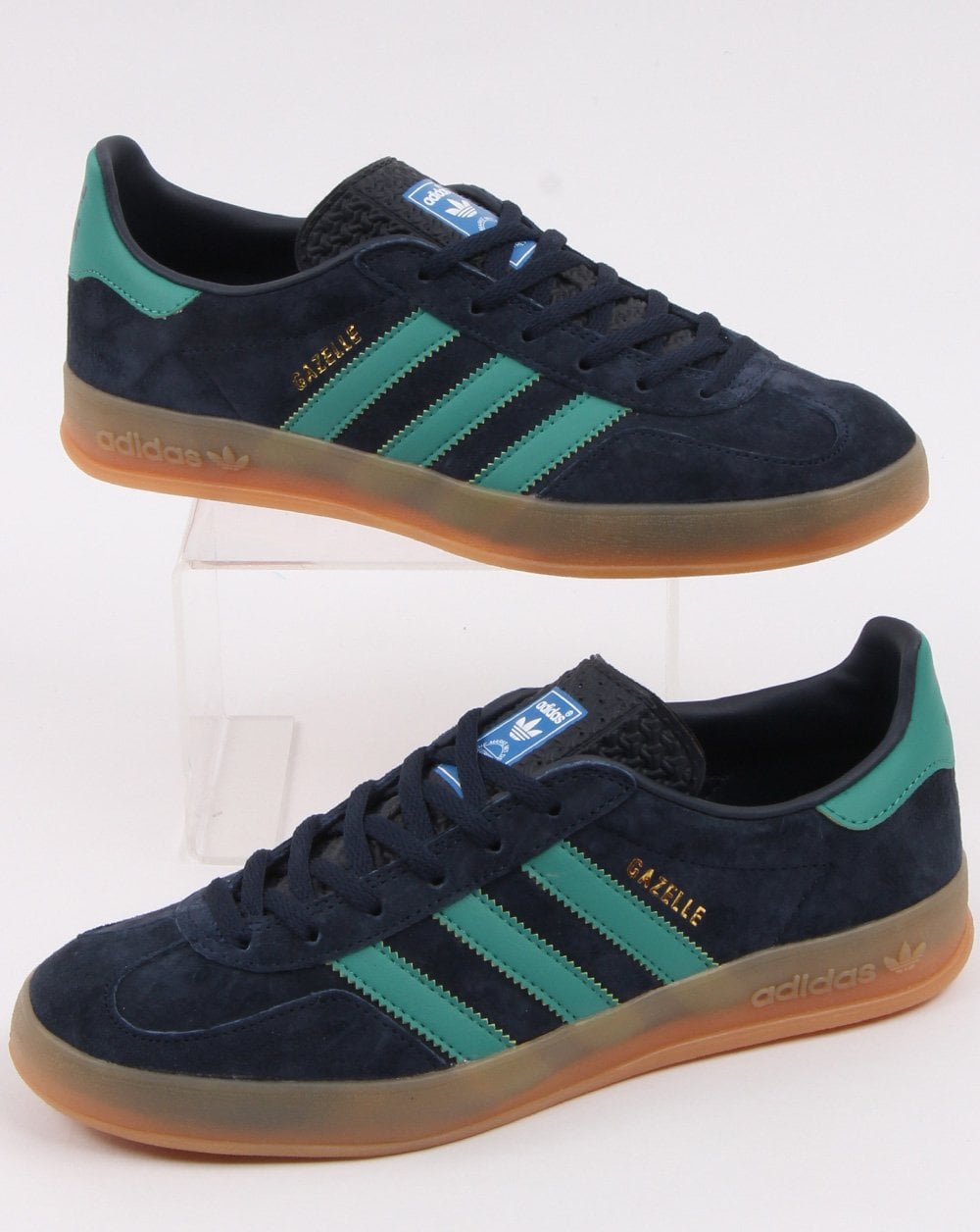 Adidas Gazelle Indoor Trainers Navy/Green