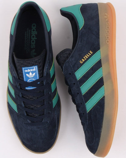 Adidas Gazelle Indoor Trainers Navy/Green